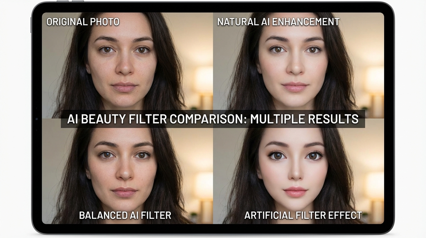 AI修图美颜效果对比：哪个修得最自然