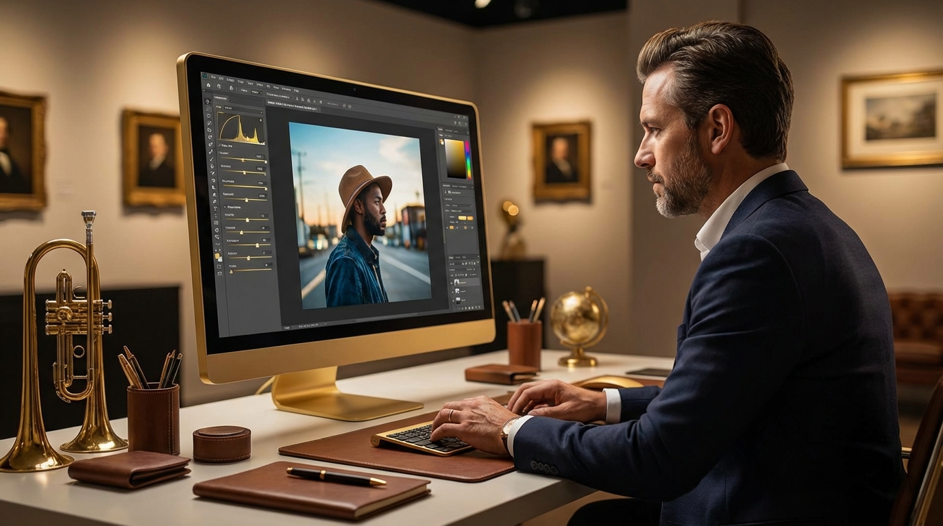 AI感修图风格怎么调？打造高级质感的技巧