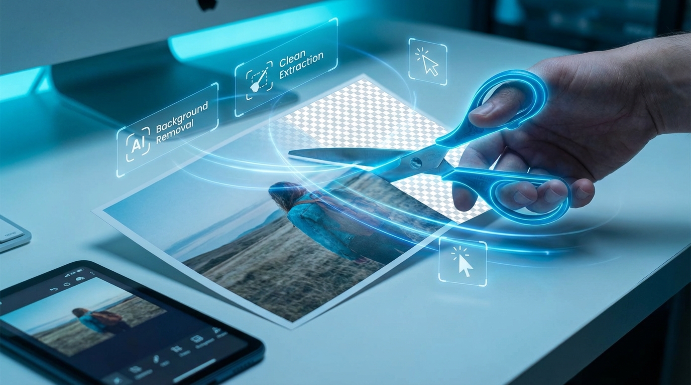 AI修图抠图工具对比：哪个抠得最干净