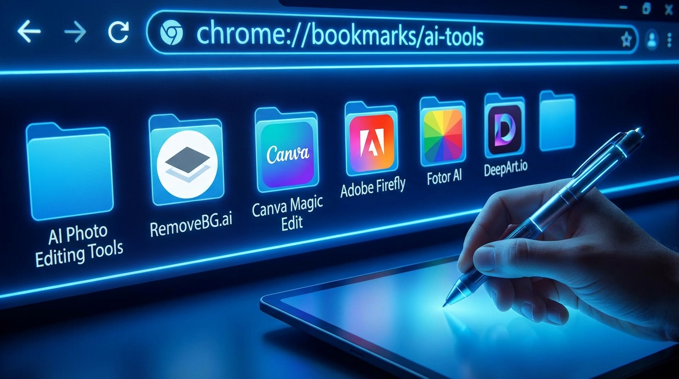 AI修图网址收藏：打开就能用的20个在线工具
