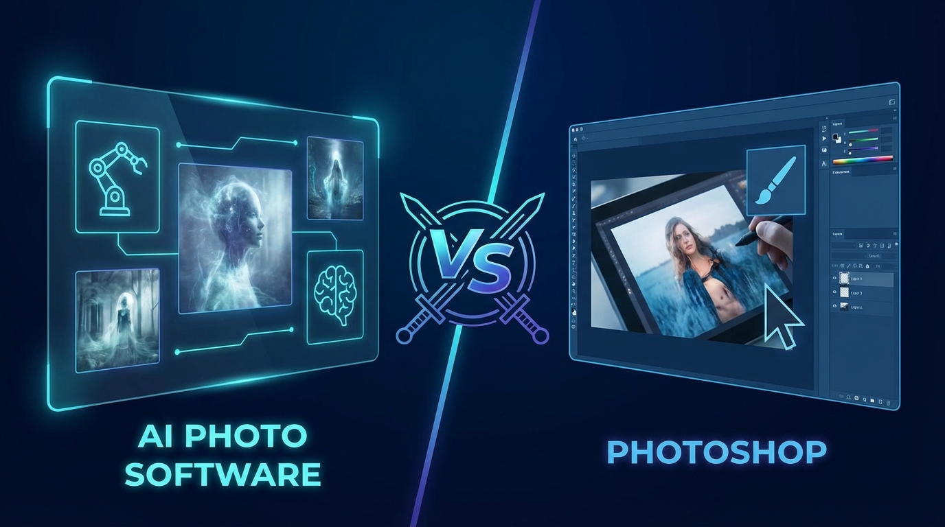 AI修图PS软件对比：Photoshop vs 平替方案