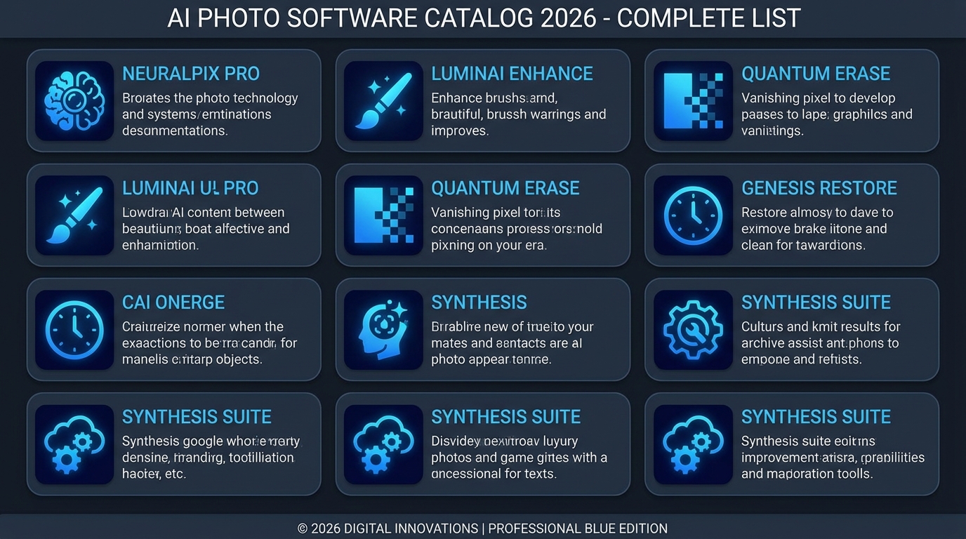 AI修图软件有哪些？2026完整清单一网打尽