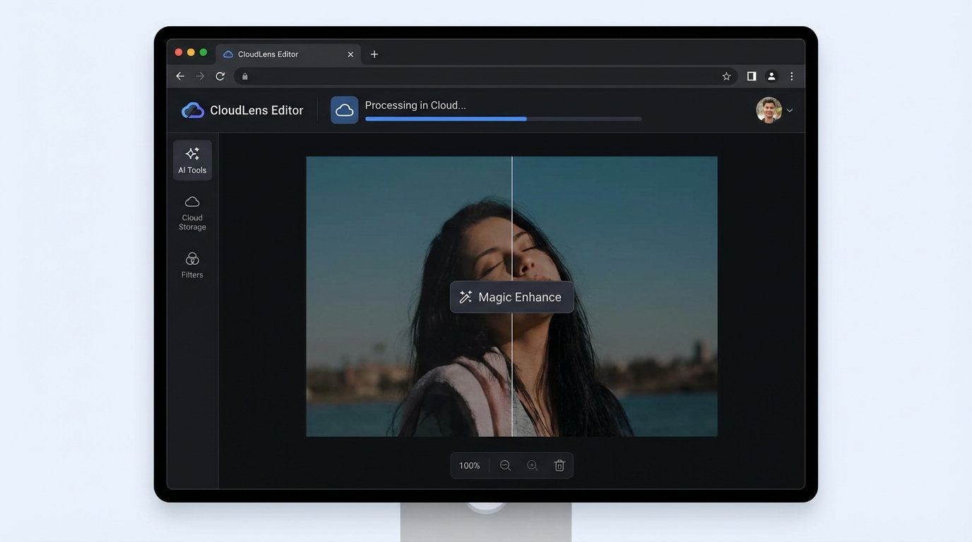 AI修图网页版工具：打开浏览器就能修