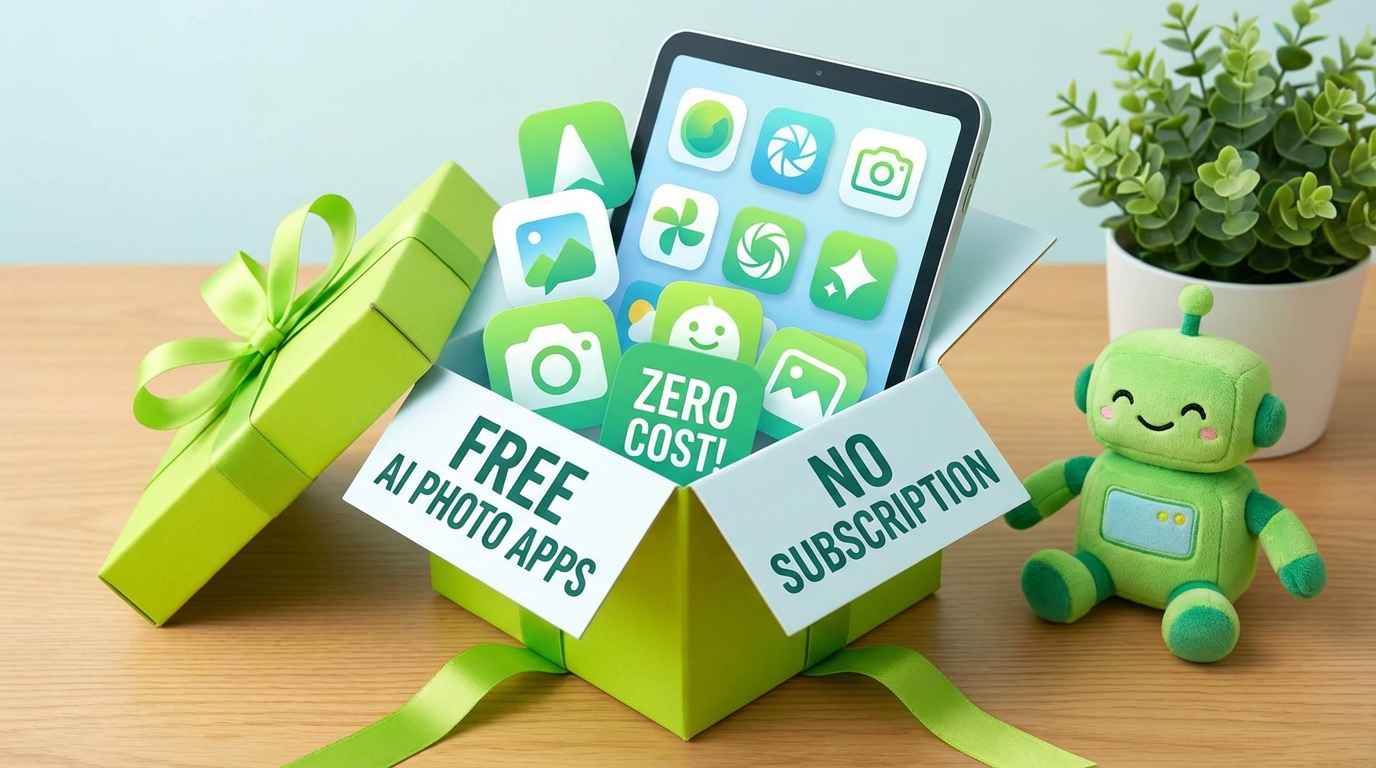 AI免费修图软件哪个好用？实测5款不花钱的