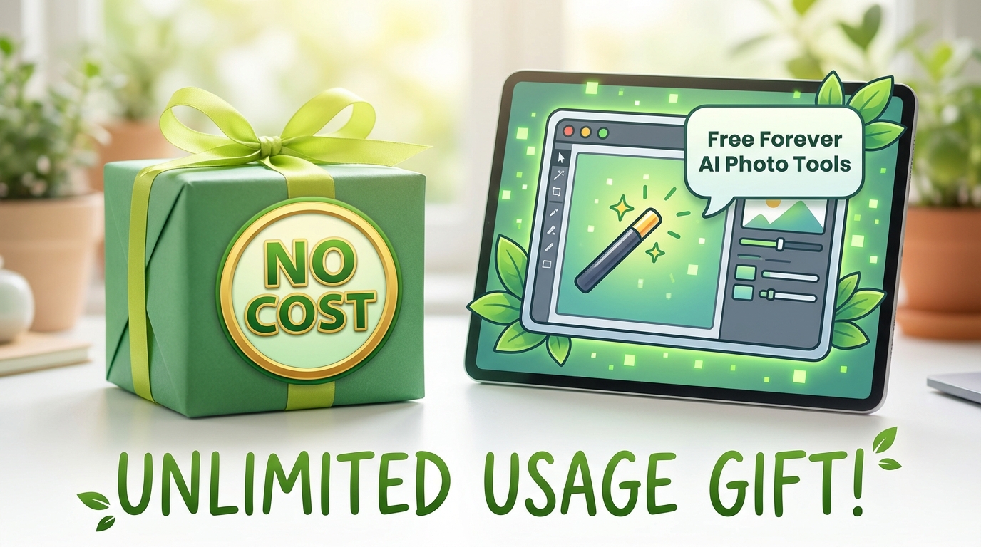 永久免费的AI修图工具有哪些？不限次数真香