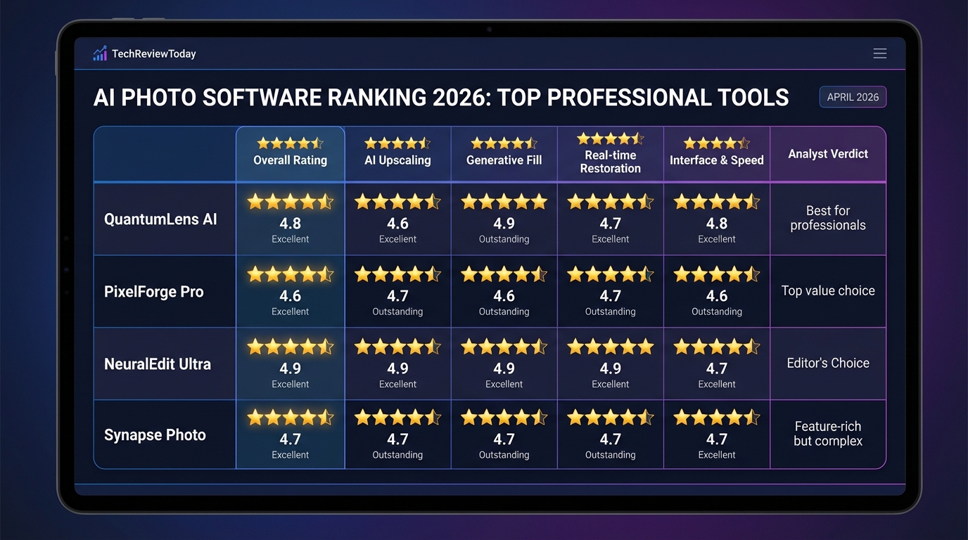 AI修图软件哪款好？2026年热门款横评