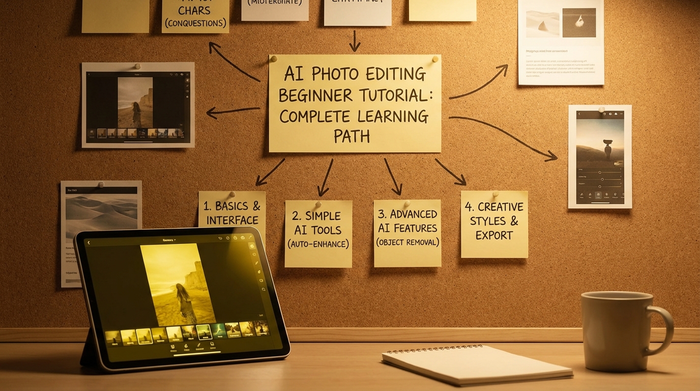 AI修图教程入门：新手必看的完整学习路径