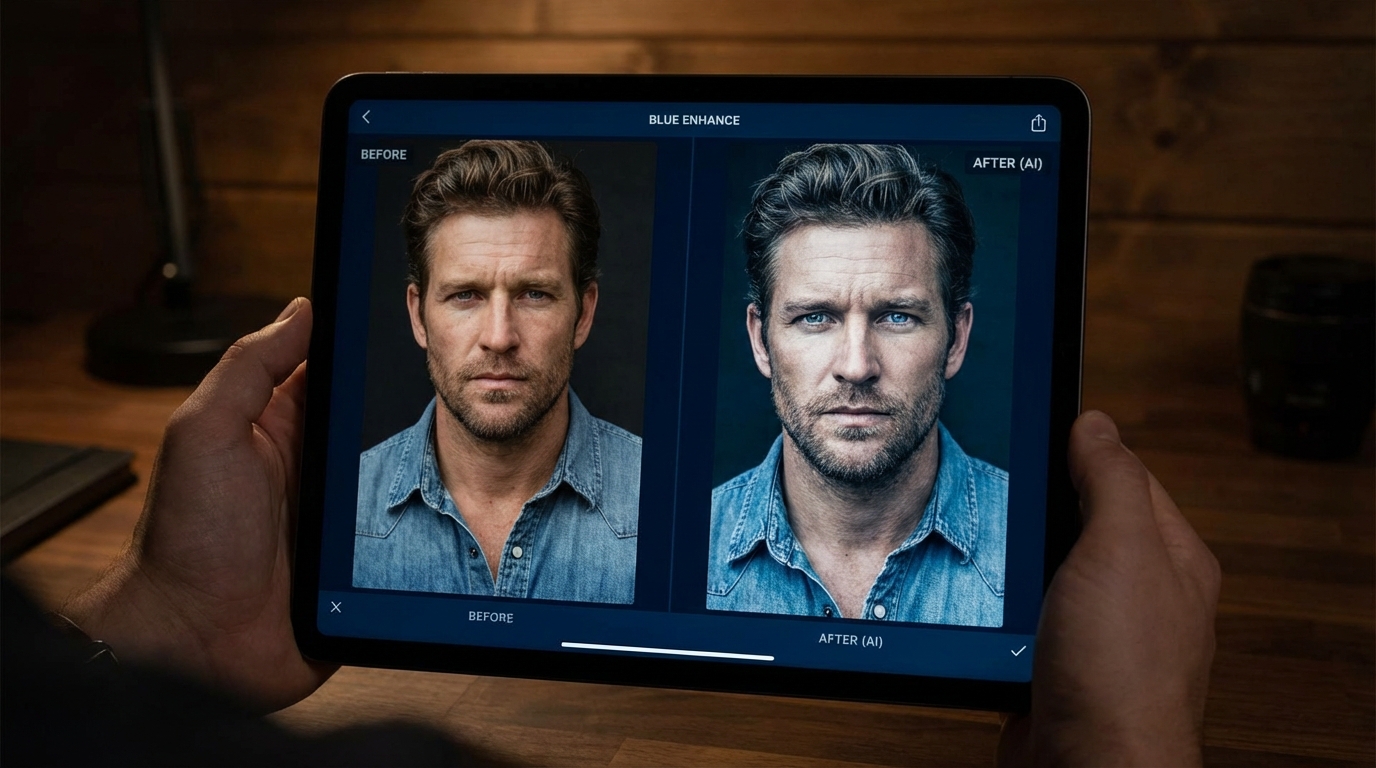 AI修图男生专用：不娘不假的自然修法