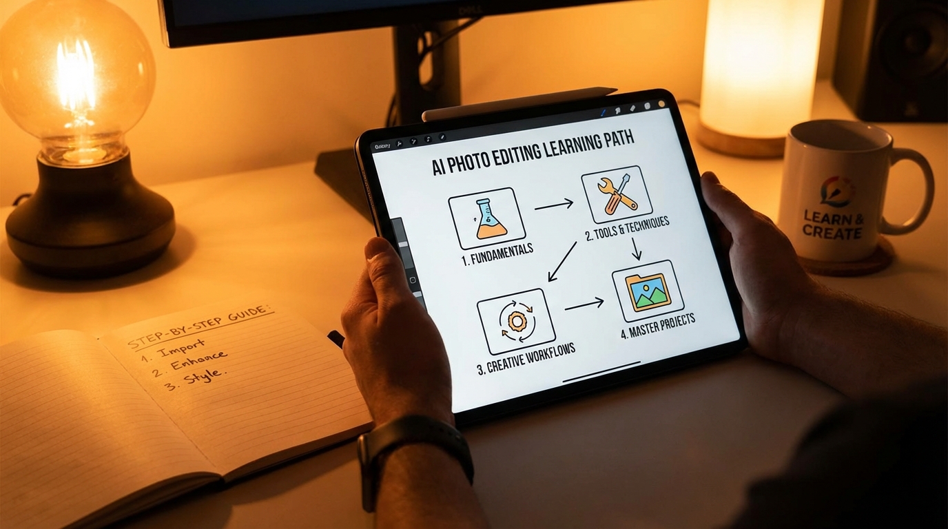AI修图教程：从入门到精通的完整学习路径
