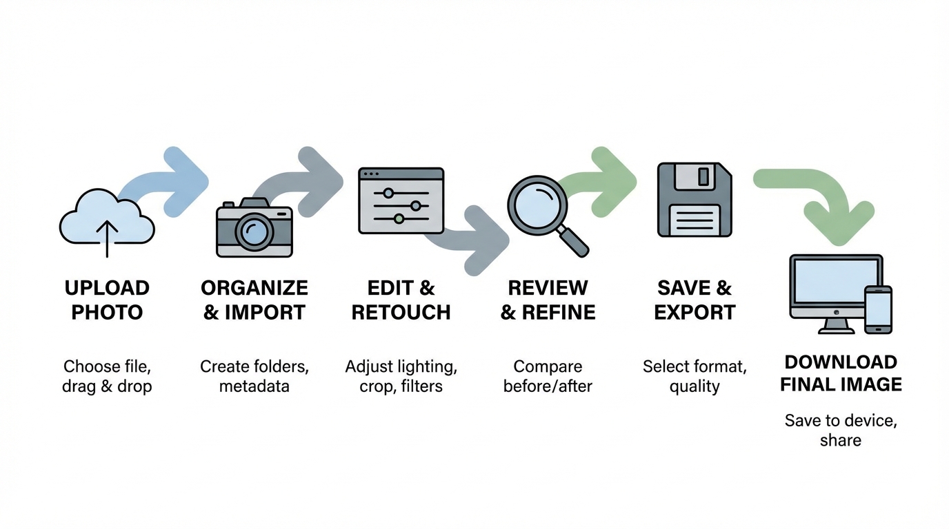 AI怎么修图？从上传到出图的完整操作流程
