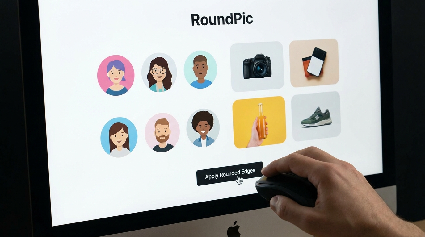 AI修圆图教程：头像和产品图圆角处理