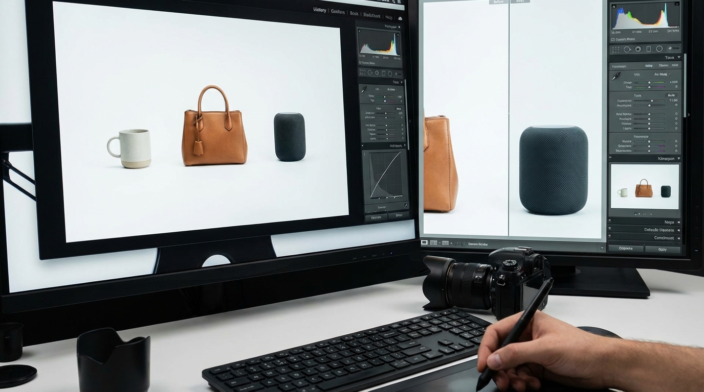 AI产品修图指南：电商白底图这样做最快