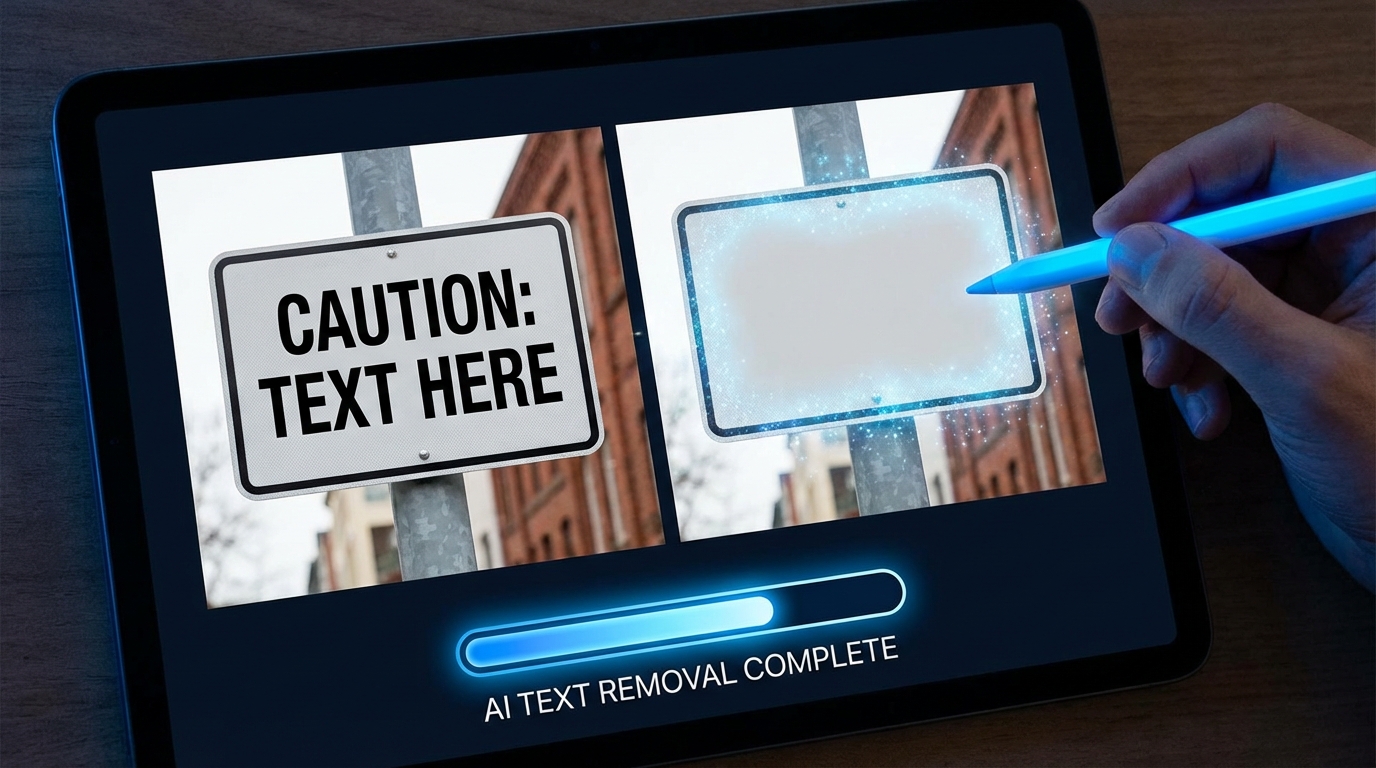 AI消除照片文字：去水印去字幕一键搞定