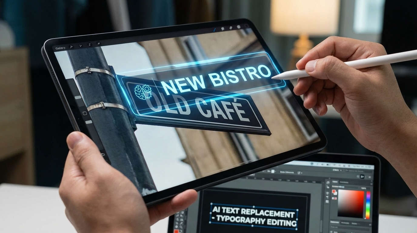 AI修图改字教程：替换图片上的文字内容
