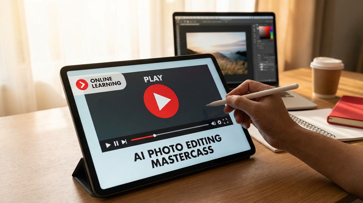 AI修图视频教程：跟着做就能学会