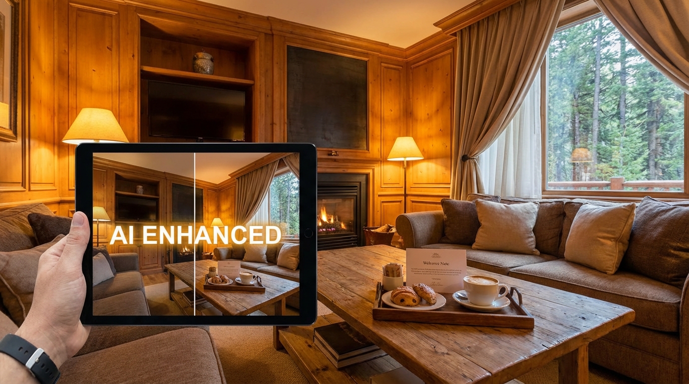 酒店照片AI修图技巧：民宿房东必看的出图指南