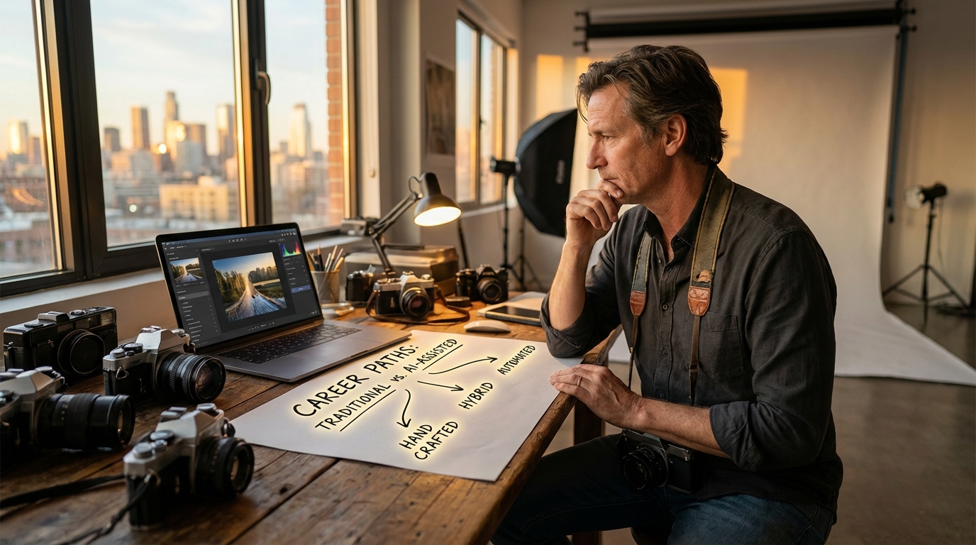 AI人像修图工作还能做吗？修图师的出路分析