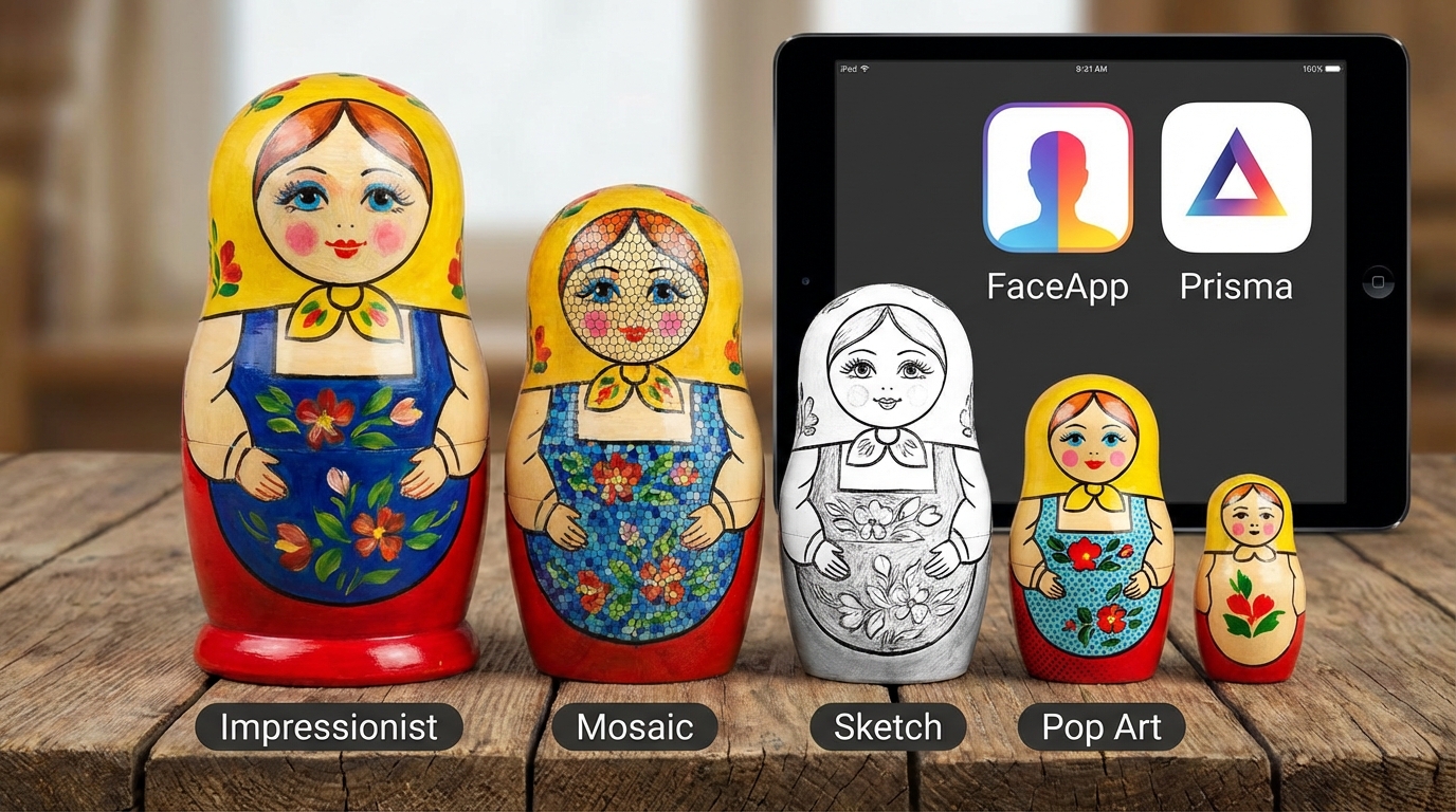 俄罗斯AI修图软件为什么突然火了？实测FaceApp和Prisma