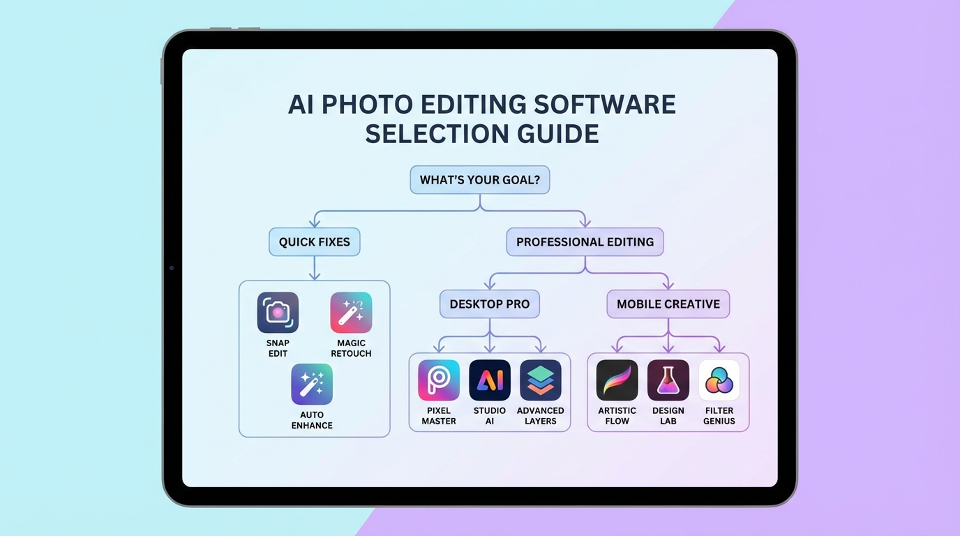 AI照片修图软件怎么挑？按需求选不踩坑
