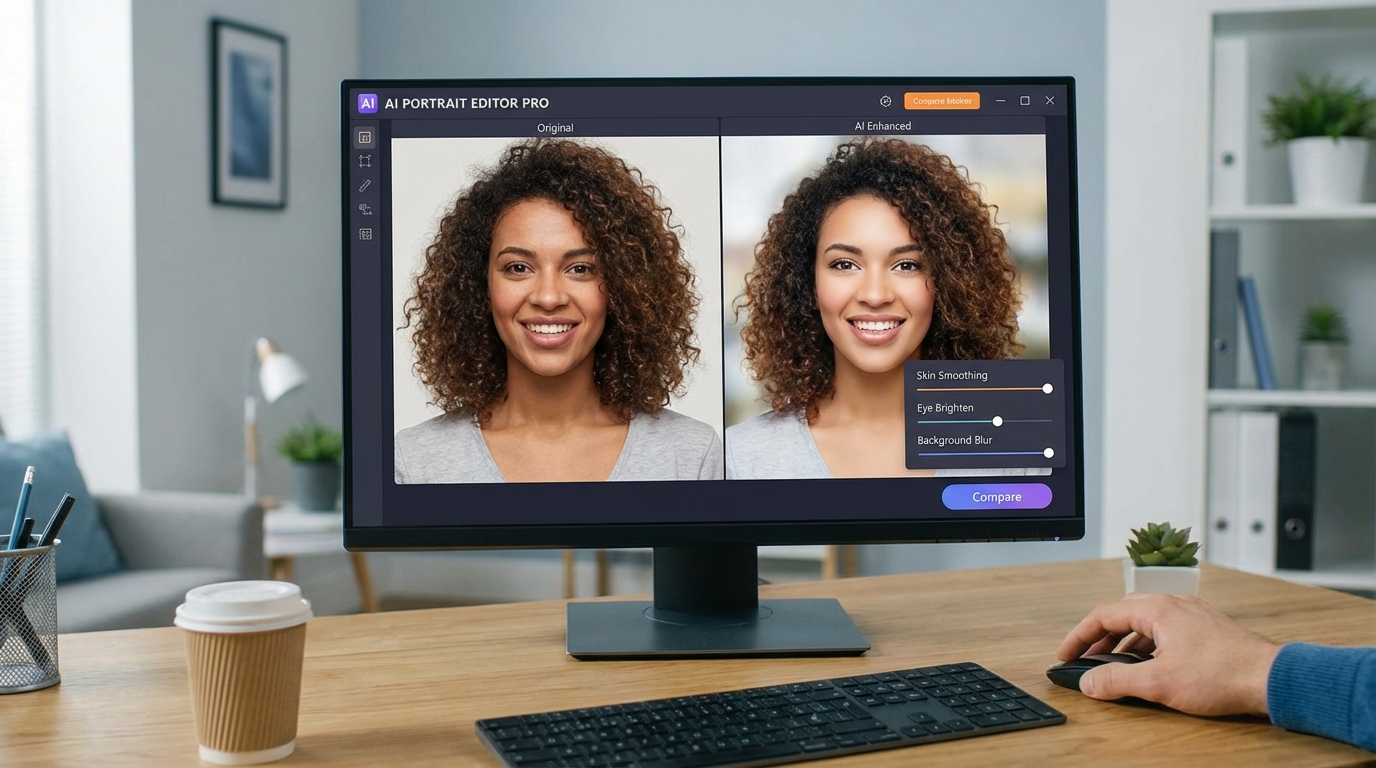 AI人像修图软件哪个好？5款实测推荐