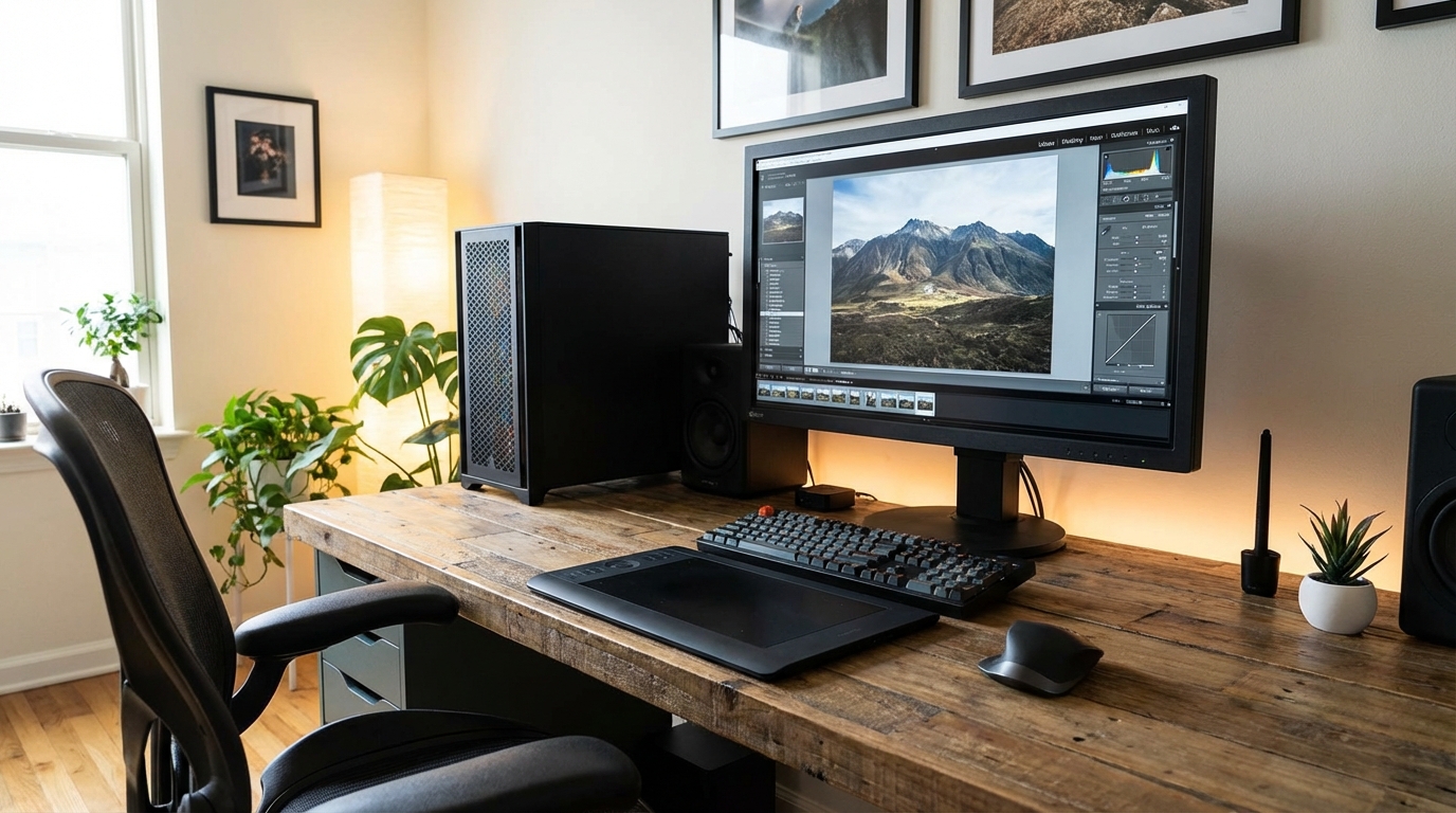 电脑版AI修图软件推荐：大屏修图效率翻倍