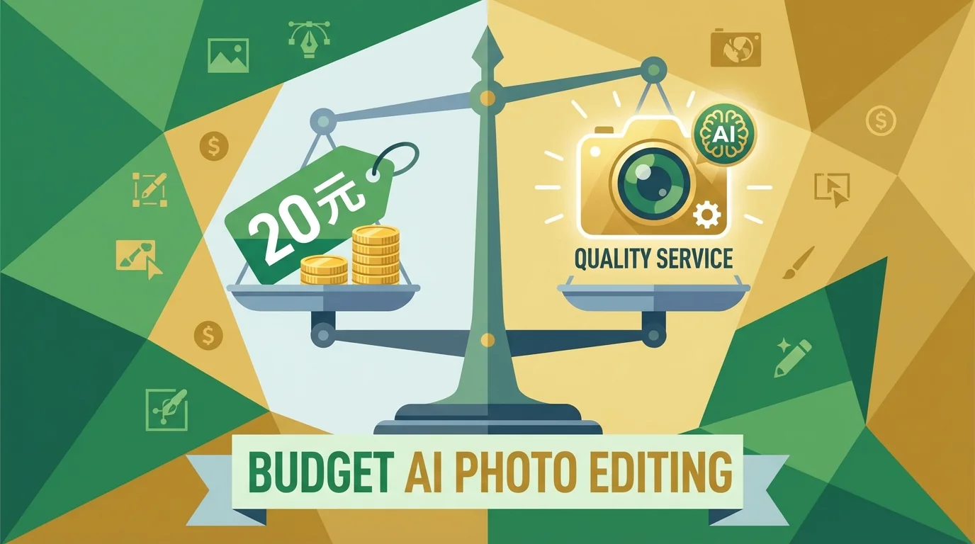 20块钱的AI修图服务值不值？低价修图的真实水平揭秘