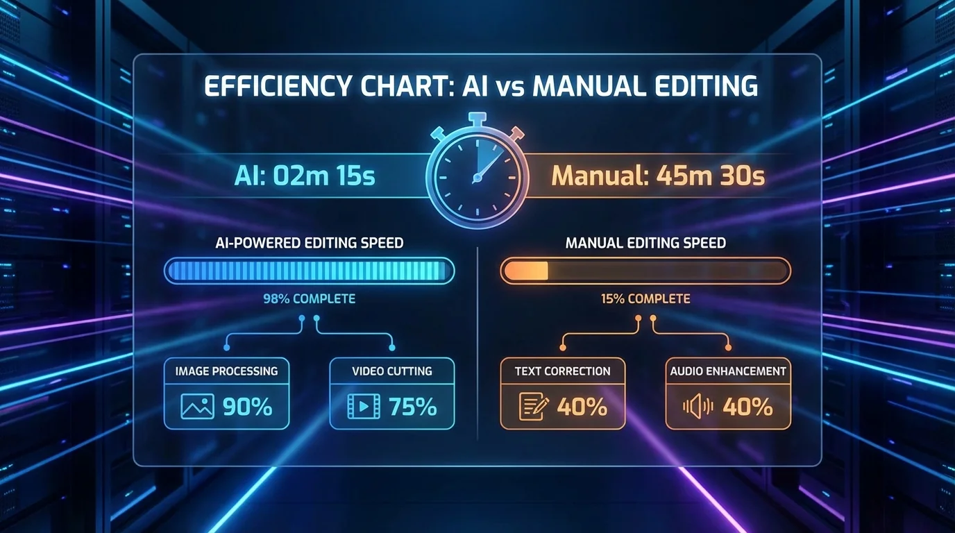AI修图效率到底能提升多少？实测数据告诉你答案