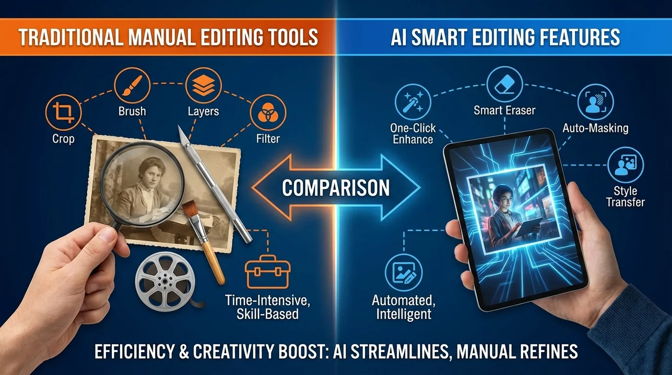AI修图有什么特色？跟传统修图最大的几个不同