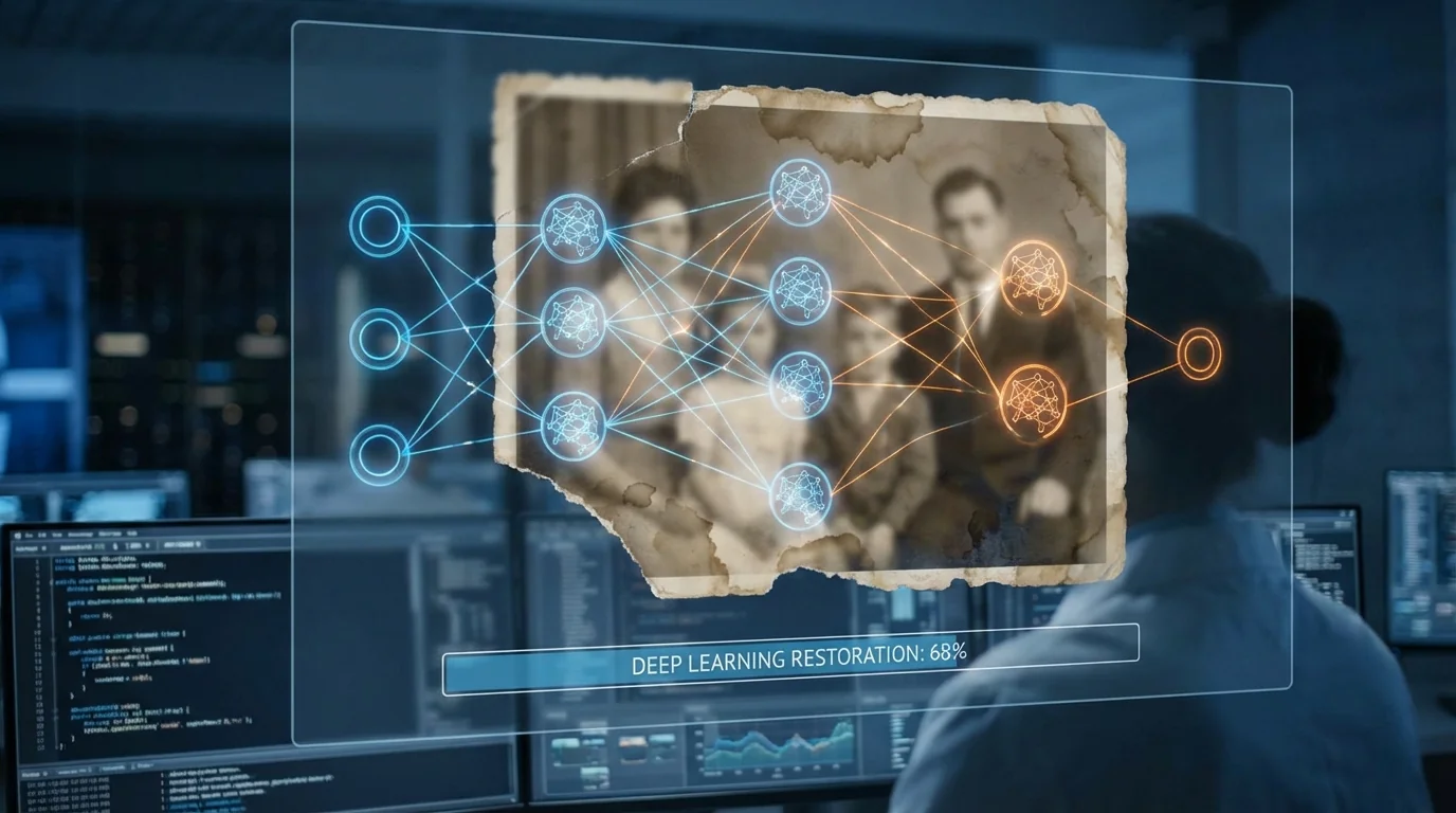 深度学习修图还原技术：AI是怎么把废片救回来的