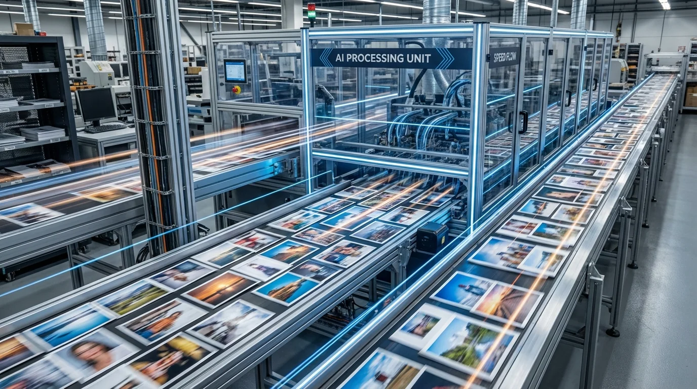 AI批量修图软件哪个快？5款实测处理速度对比