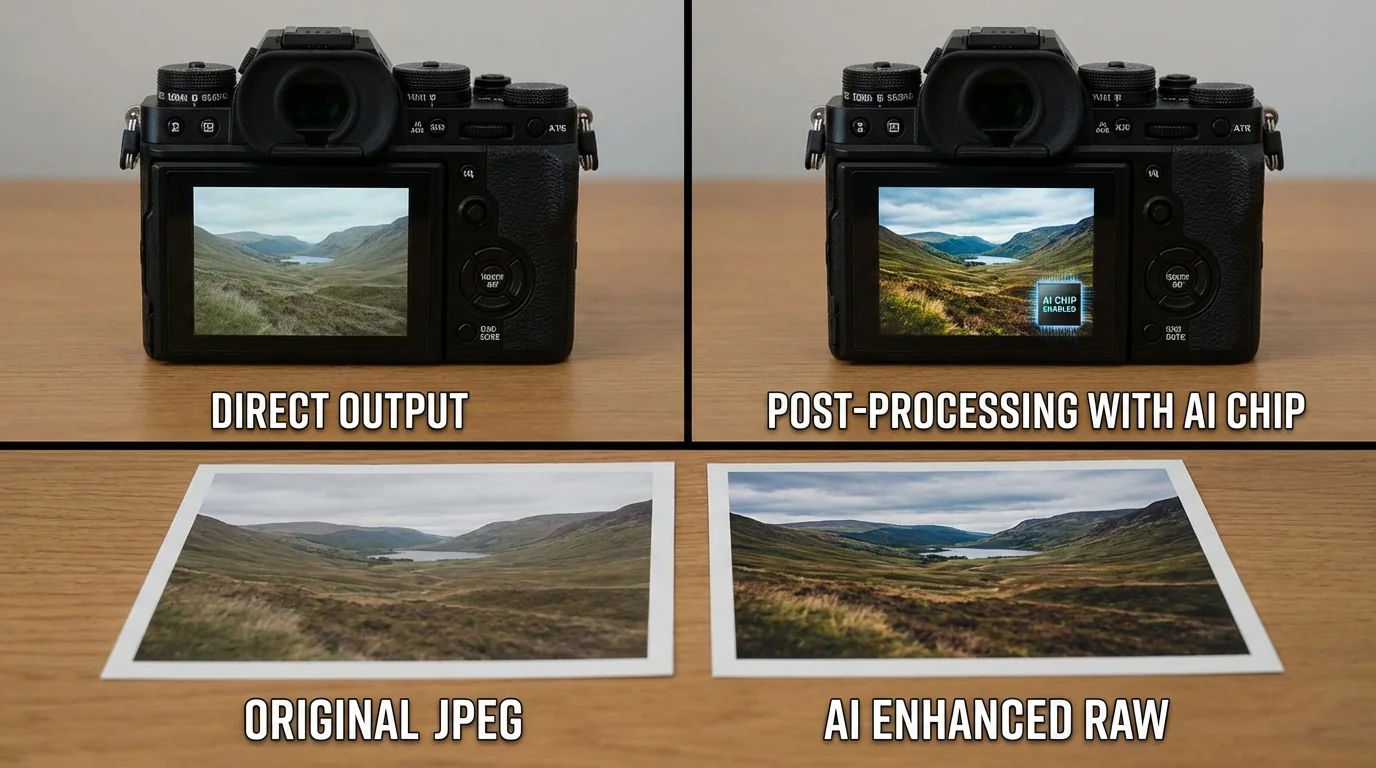 富士相机AI修图功能：机内直出和后期AI的搭配