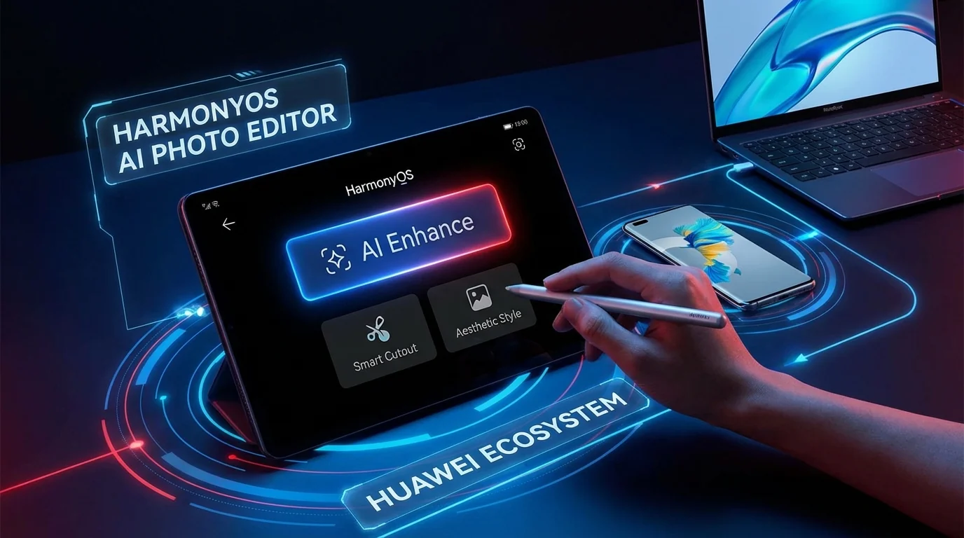 鸿蒙系统AI修图功能详解：华为HarmonyOS原生修图有多强