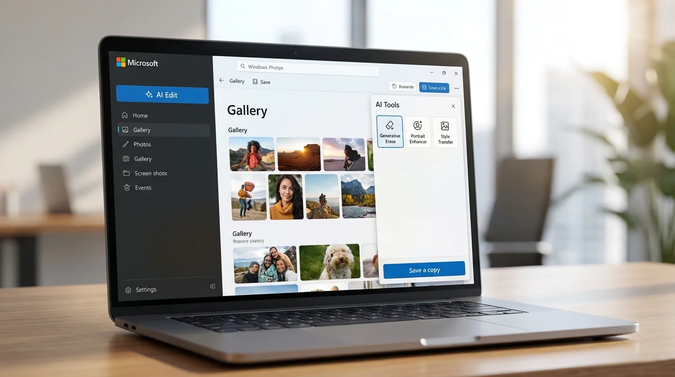 微软AI修图工具盘点：Windows Photos的隐藏实力
