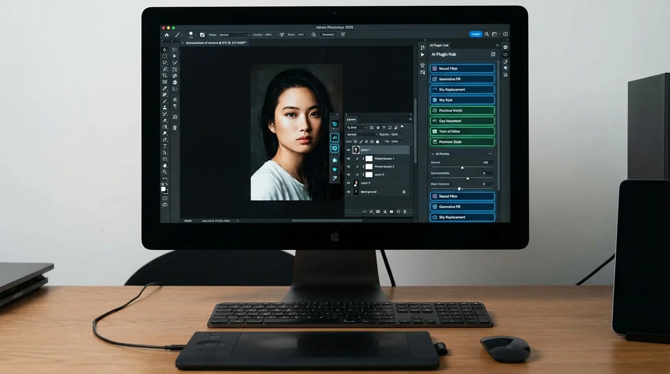 PS上最好用的AI修图插件有哪些？2026年必装清单