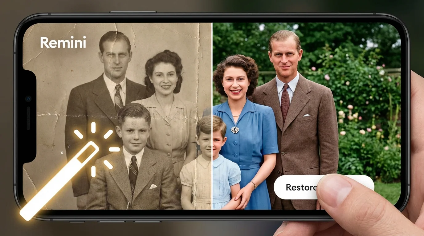 Remini AI修图评测：老照片修复效果到底怎么样