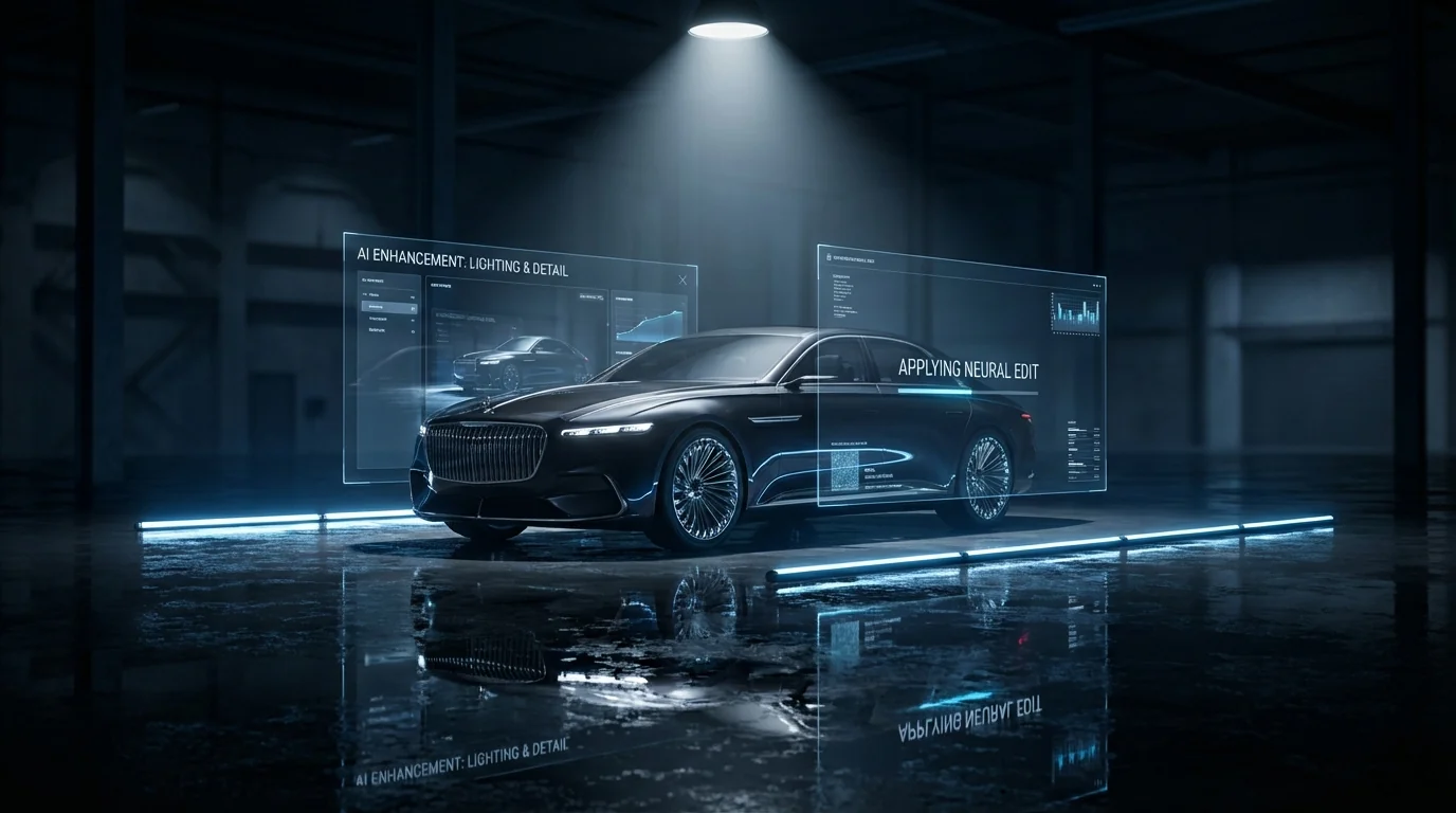 AI汽车修图指南：车辆照片怎么修才有大片感