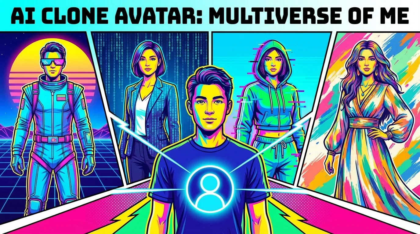 AI分身修图怎么玩？一张照片生成多个形象的操作教程