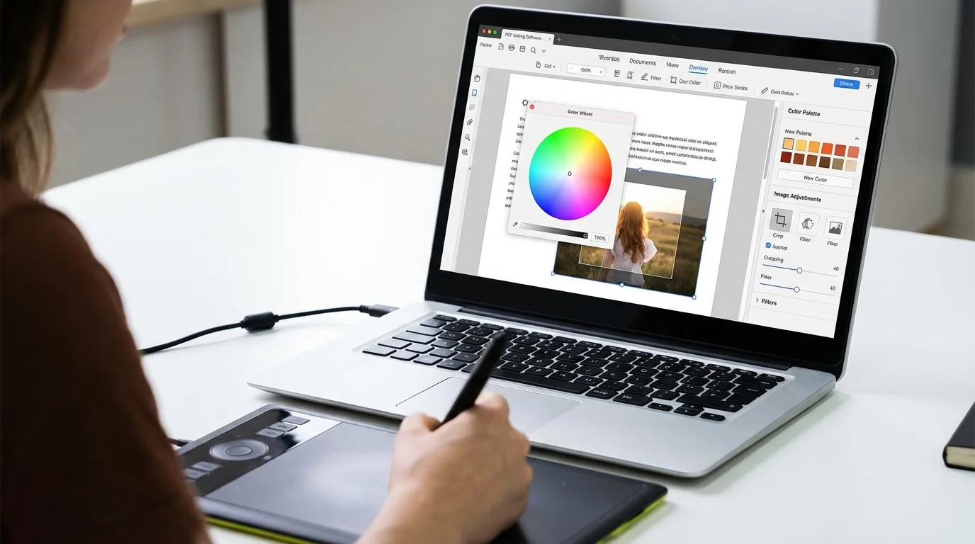 AI修图能改PDF吗？图片颜色调整的正确方法