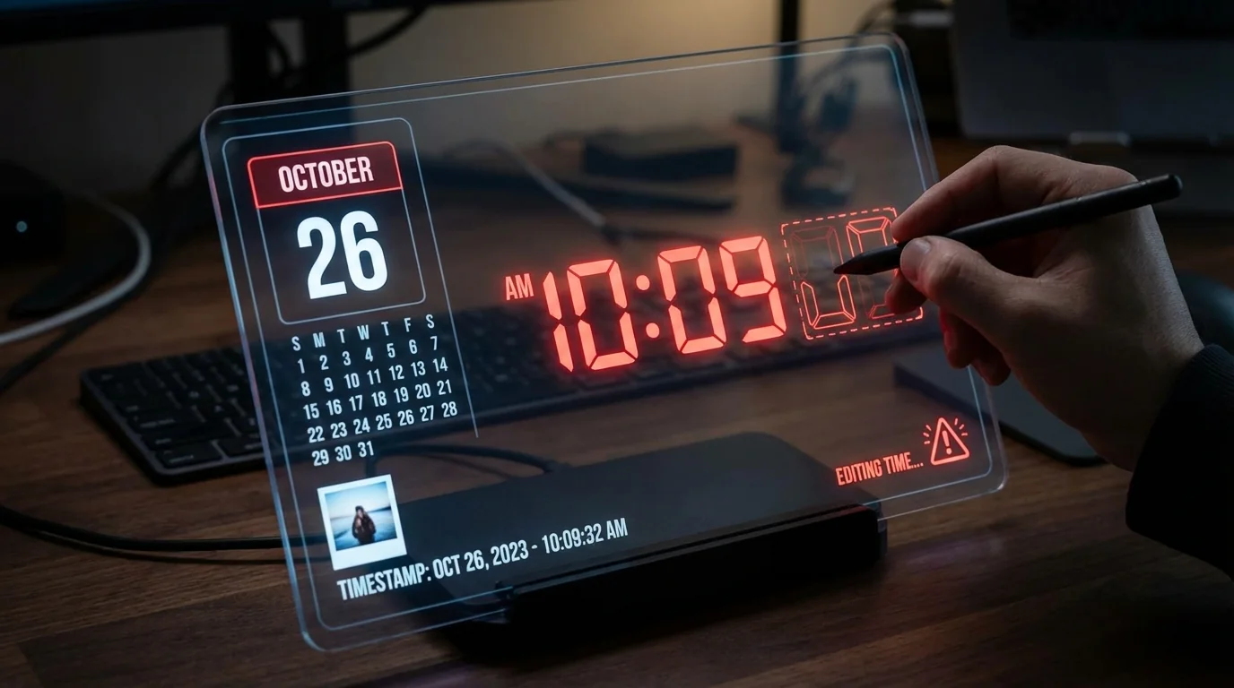 AI修图改时间戳可以吗？技术上能做但法律上有红线