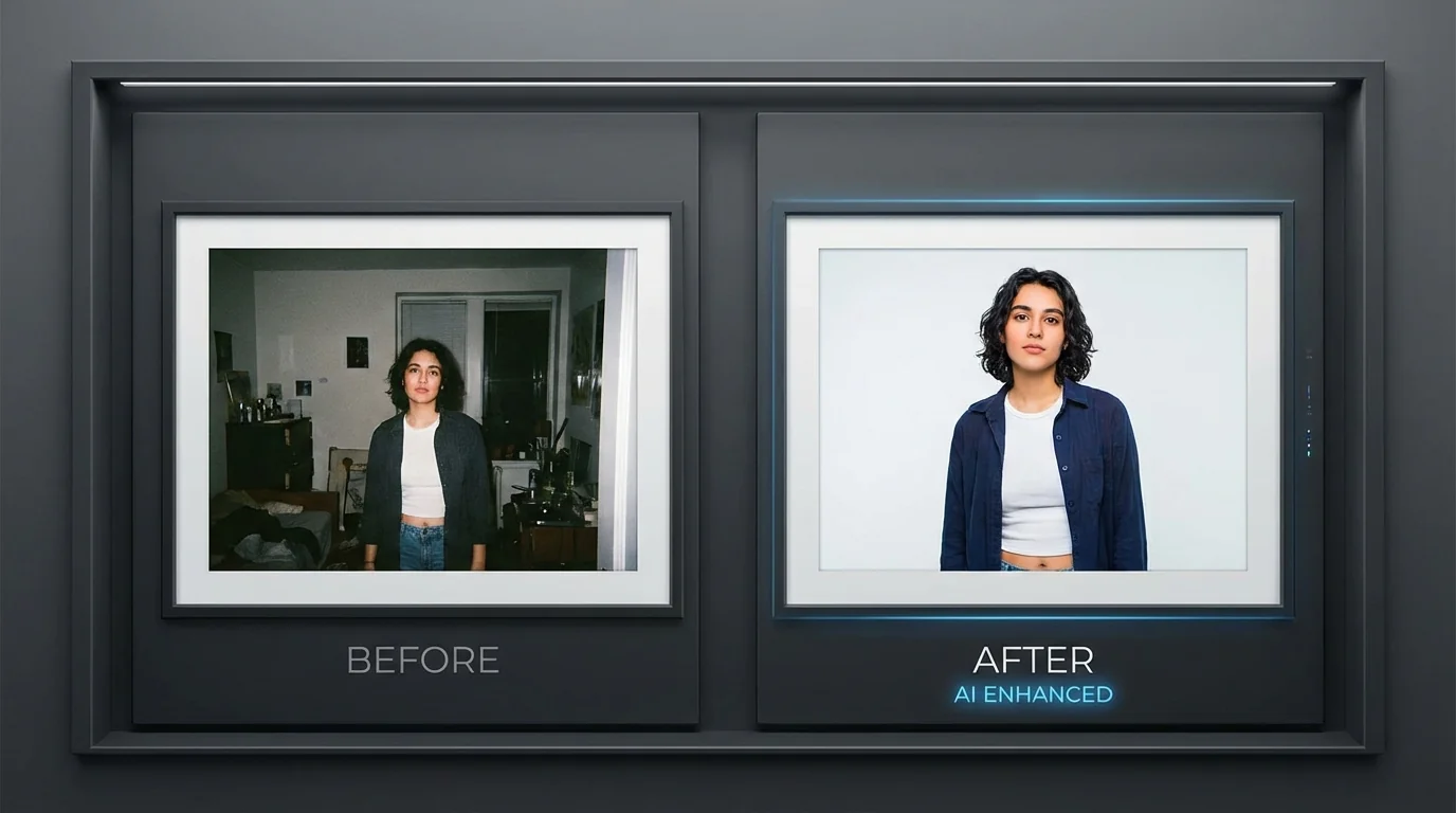 AI修图成品展示：修前修后对比让你看看差距有多大