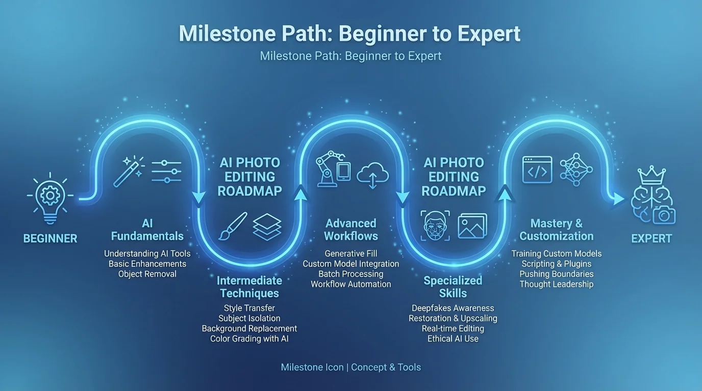 AI修图完全指南2026版：从零到精通的学习路线图