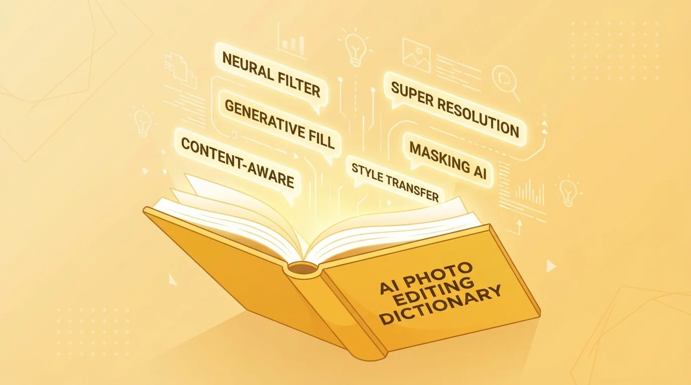 AI修图常用词汇大全：看不懂术语的来这篇就够了