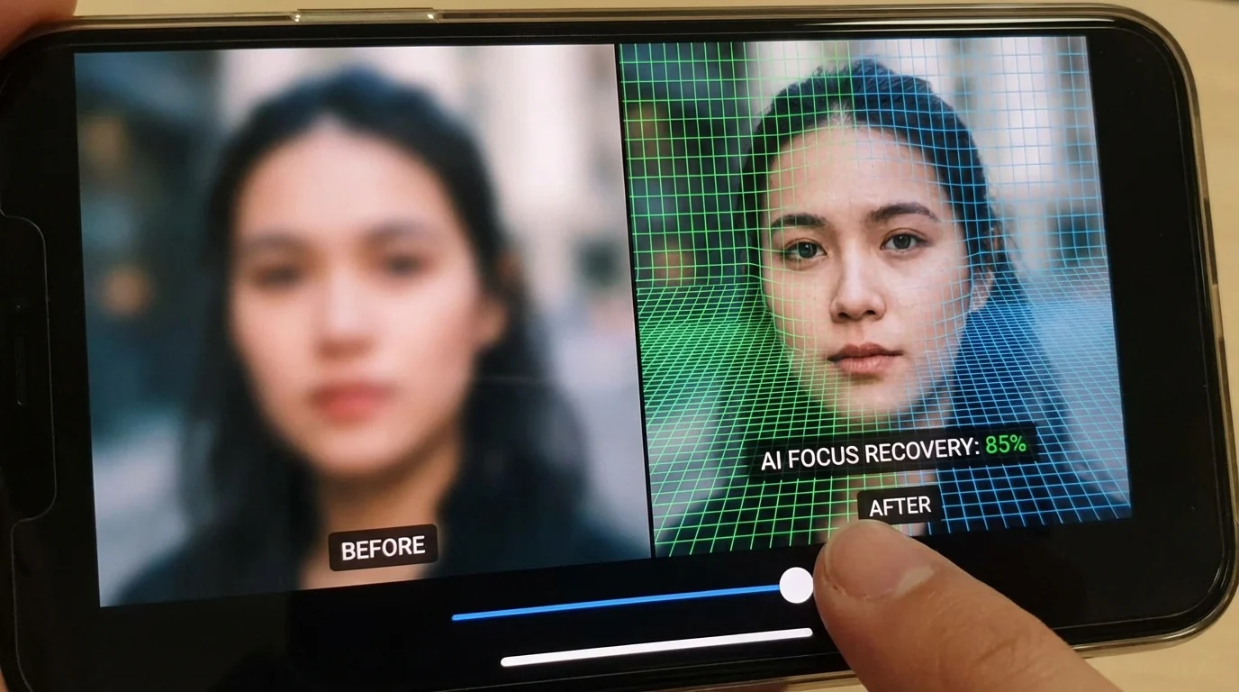 AI修图对焦修复：拍糊的照片还有救吗