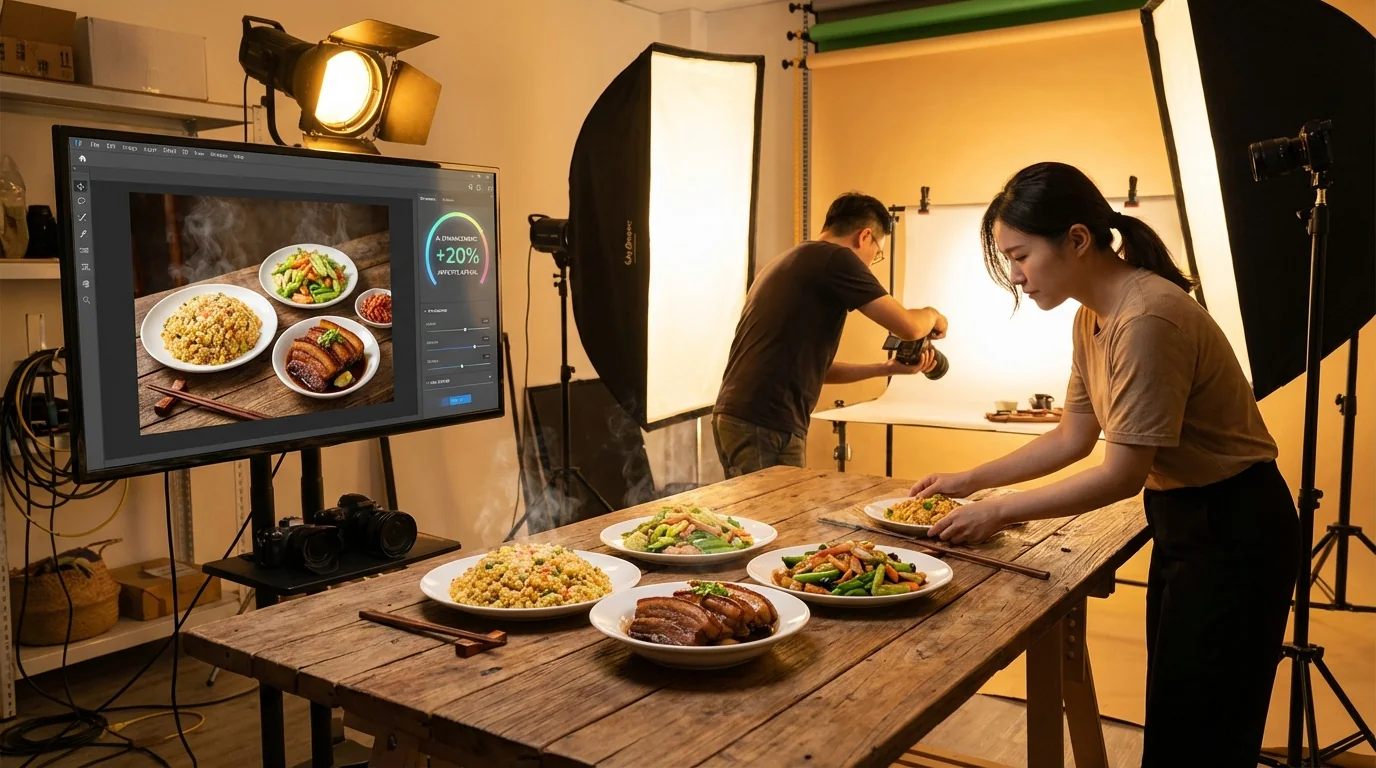 美食照片AI修图秘诀：让外卖照片也能变成大众点评风