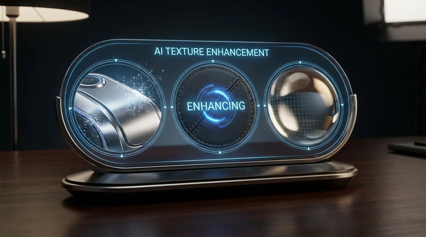 AI修图材质处理技巧：金属、皮革、玻璃质感怎么修出来