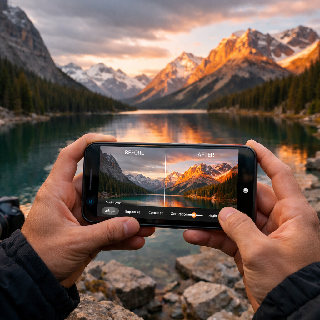 AI实景修图技巧：不后期就能出片的现场修图法