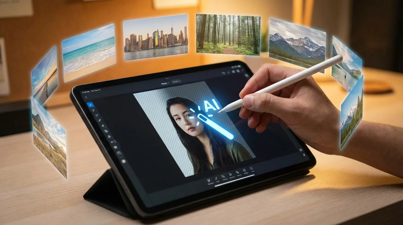 AI修图P背景：一键换背景的6种玩法