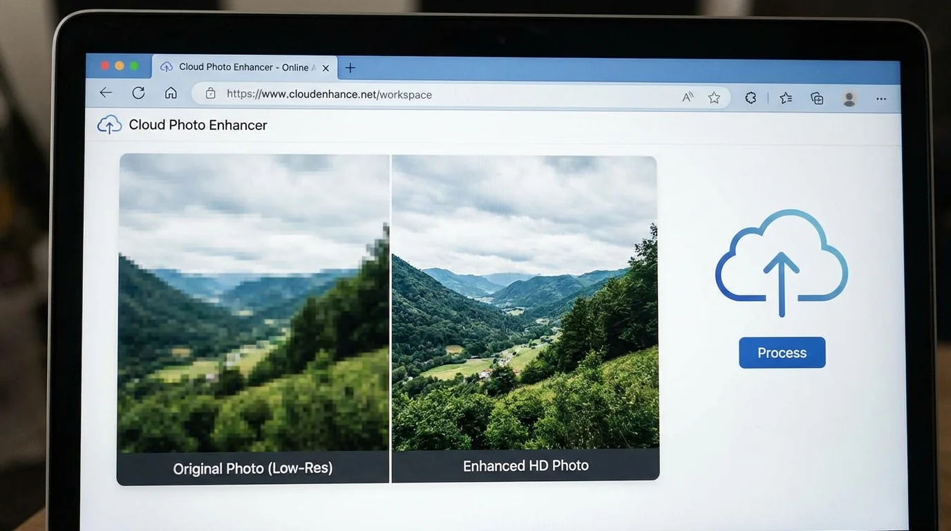 AI修图高清在线工具：不装软件也能让照片变清晰