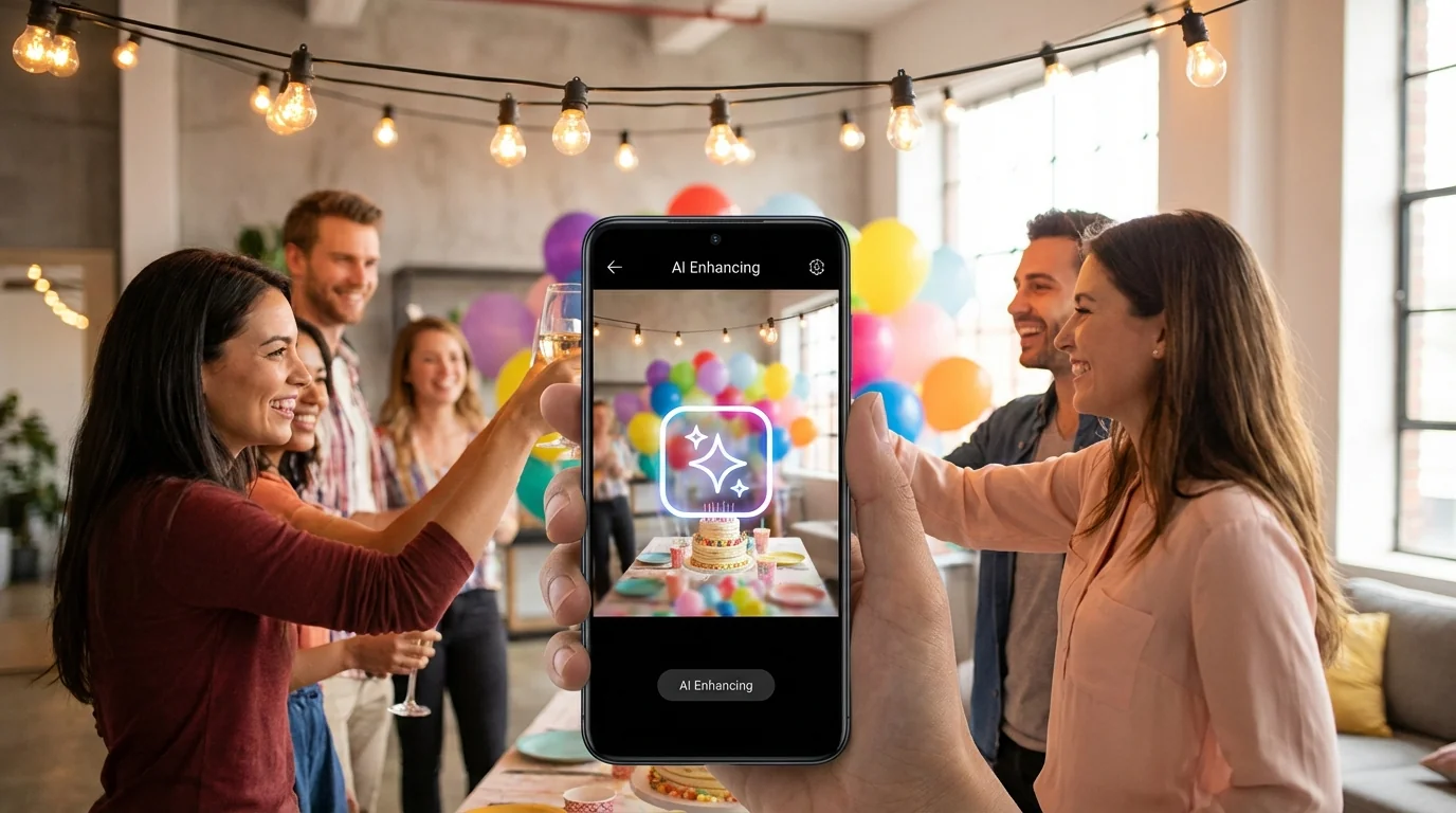 生日照片AI修图攻略：派对照片这样修才有氛围感