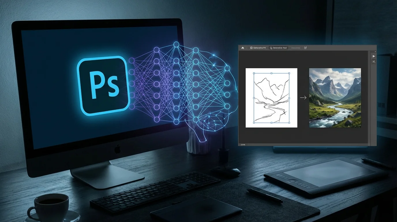PS有AI修图功能吗？Photoshop的AI功能全盘点